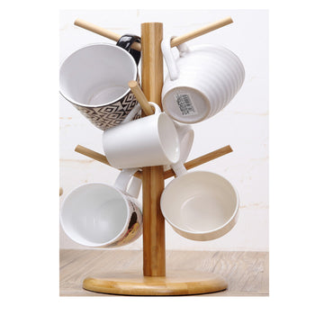 Bambou mug rangement